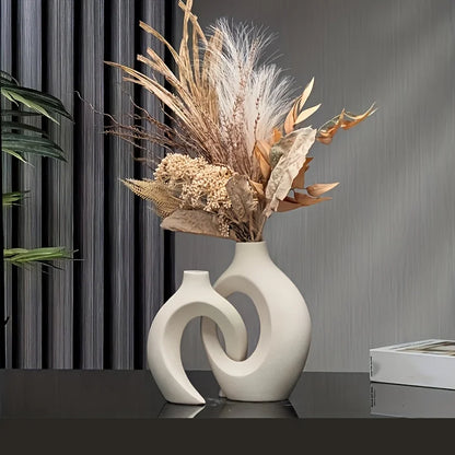 Hollow Modern Ceramic Vase