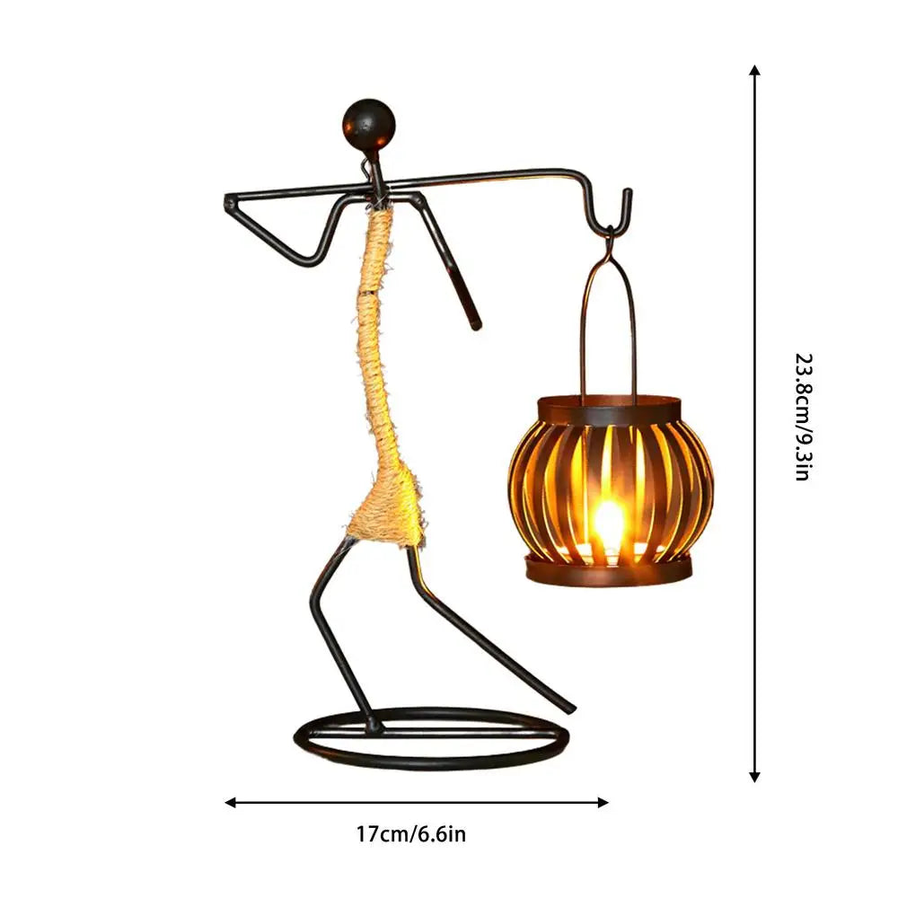 Creative Iron Candle Holder