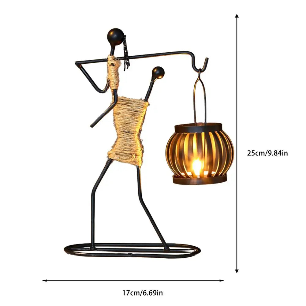 Creative Iron Candle Holder