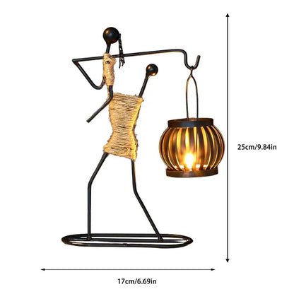 Creative Iron Candle Holder